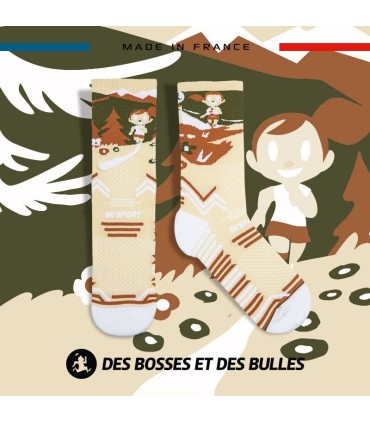 Calcetines BV SPORT TRAIL ULTRA COLLECTOR DBDB - CREMA