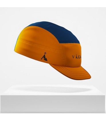 Gorra VAGA CLUB CAP SHORT PEAK ORANGE VINTAGE BLUE