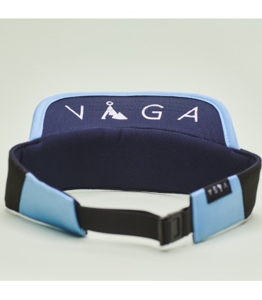 Visor VAGA SHORT PEAK WHITE SKY BLUE NAVY