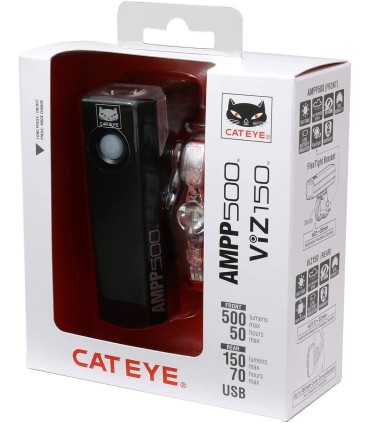 PACK LUCES CATEYE AMPP500 + VIZ150