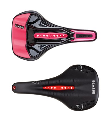 Sillín ASTUTE STARLITE MISS VT CARBON NEGRO ROSA MUJER