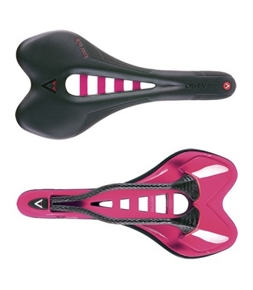 Sillín ASTUTE SKYLITE VT 3.0 CARBON ROSA FLUO
