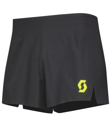 Pantalón SCOTT HOMBRE CON HENDIDURAS RC RUN TRAIL RUNNING BLACK YELLOW