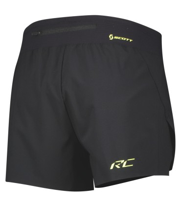 Pantalón SCOTT HOMBRE CON HENDIDURAS RC RUN TRAIL RUNNING BLACK YELLOW