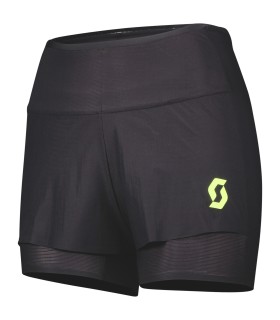 Pantalón SCOTT MUJER HYBRID RC RUN KINETECH TRAIL RUN BLACK YELLOW