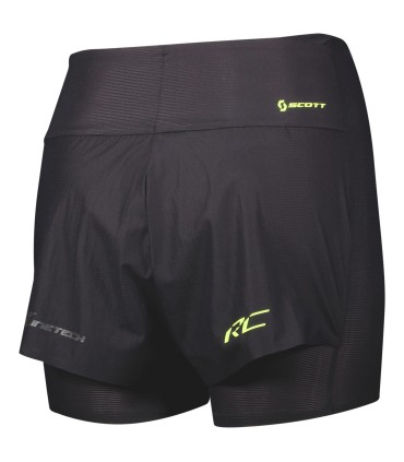 Pantalón SCOTT MUJER HYBRID RC RUN KINETECH TRAIL RUN BLACK YELLOW