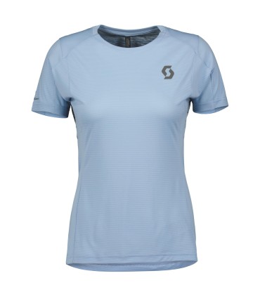 Camiseta SCOTT MUJER MANGA CORTA TRAIL RUN GLACE BLUE
