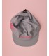 Gorra VAGA CLUB CAP SHORT PEAK EP CAP MID GREY POSTER PINK