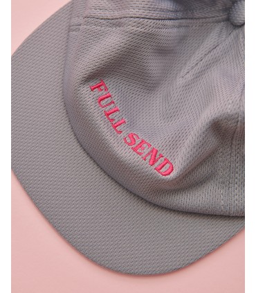 Gorra VAGA CLUB CAP SHORT PEAK EP CAP MID GREY POSTER PINK