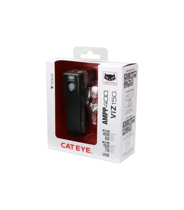 PACK LUCES CATEYE AMPP400 + VIZ150