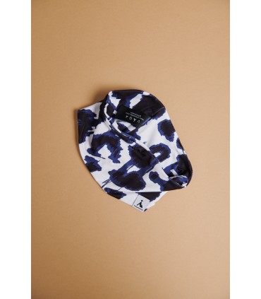 Headband VAGA WHITE BLACK NAVY BLUE