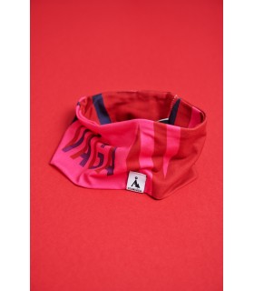 Headband VAGA NEON PINK FLAME RED NAVY