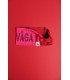 Headband VAGA NEON PINK FLAME RED NAVY