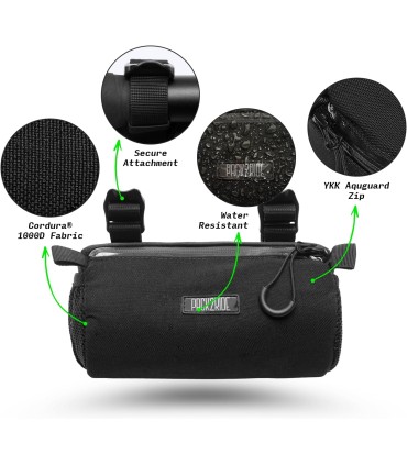 Bolsa Manillar PACK2RIDE PERFECDA BLACK 1.5L