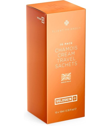 Crema badana VELOSKIN CHAMOIS CREAM SACHET TRAVEL PACK 10x10ml