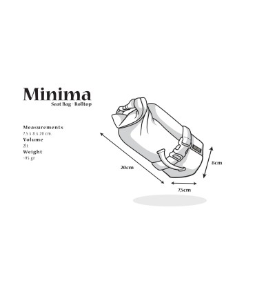 Bolsa de Sillín PACK2RIDE MINIMA COYOTE 2L