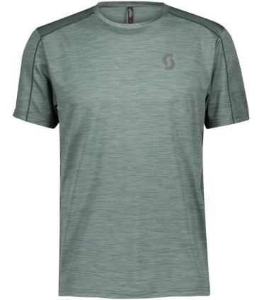 Camiseta SCOTT HOMBRE MANGA CORTA TRAIL RUN LT S/SL SMOKED GREEN