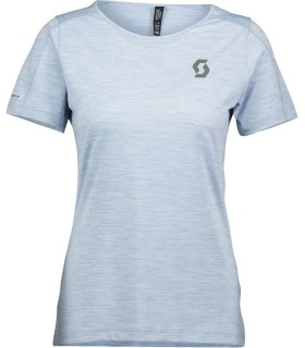 Camiseta SCOTT MUJER MANGA CORTA TRAIL RUN LT S/SL GLACE BLUE