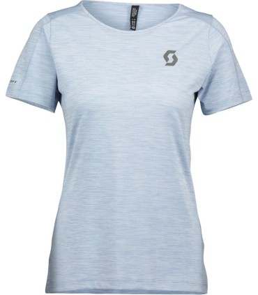 Camiseta SCOTT MUJER MANGA CORTA TRAIL RUN LT S/SL GLACE BLUE