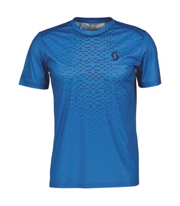 Camiseta SCOTT HOMBRE MANGA CORTA TRAIL RUN RC STORM BLUE MIDNIGHT BLUE