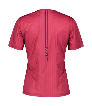 Camiseta SCOTT MUJER MANGA CORTA TRAIL RUN RC CARMINE PINK DARK PURPLE