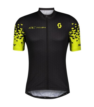Maillot SCOTT RC TEAM 10 BLACK SULPHUR YELLOW