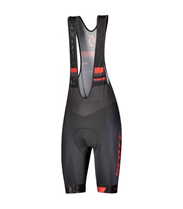 Culotte SCOTT RC PRO ++ CON TIRANTES DARK GREY RED FIRE
