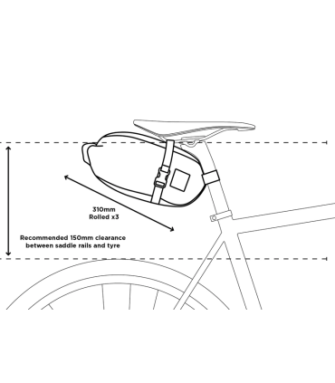 Bolsa Sillín RESTRAP SADDLE PACK BAG 4.5L NEGRO