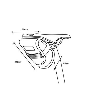 Bolsa Sillín RESTRAP TOOL POUCH 0.6L NARANJA