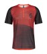 Maillot SCOTT TRAIL VERTIC ZIP RED FIRE DARK GREY