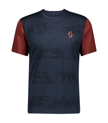 Maillot SCOTT MANGA CORTA TRAIL FLOW MIDNIGHT BLUE RED