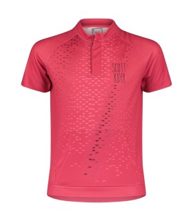 Maillot SCOTT JUNIOR RC TEAM BLACK CARMINE PINK DARK PURPLE