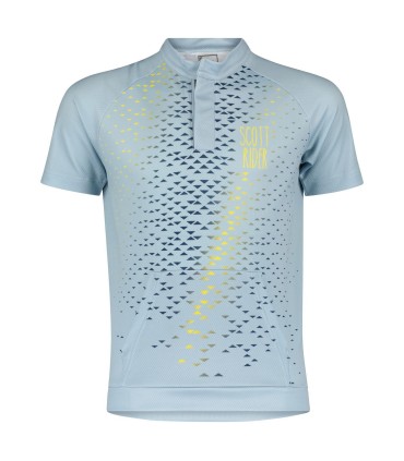 Maillot SCOTT JUNIOR RC TEAM BLACK GLACE BLUE SUN YELLOW