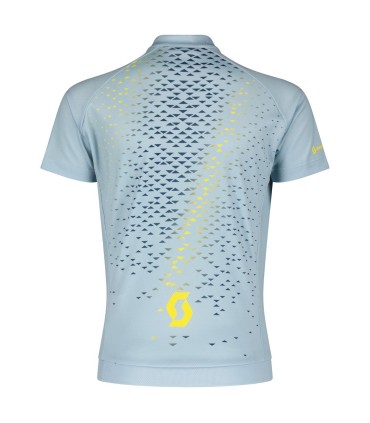 Maillot SCOTT JUNIOR RC TEAM BLACK GLACE BLUE SUN YELLOW