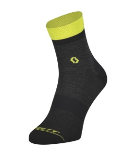 Calcetines SCOTT TRAIL QUARTER DARK GRAY SULPHUR YELLOW