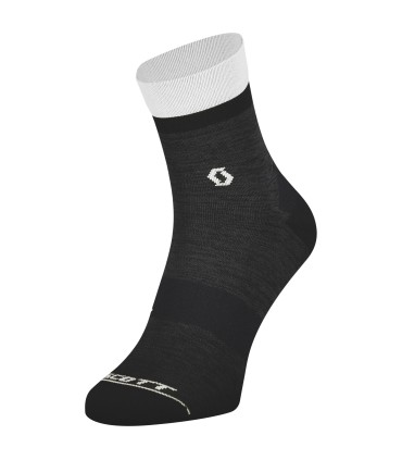 Calcetines SCOTT TRAIL QUARTER DARK GRAY WHITE