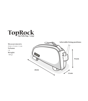 Bolsa PACK2RIDE TOPROCK L BLACK