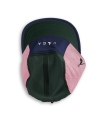 Gorra VAGA CLUB CAP SHORT PEAK NAVY PASTEL PINK RACING GREEN