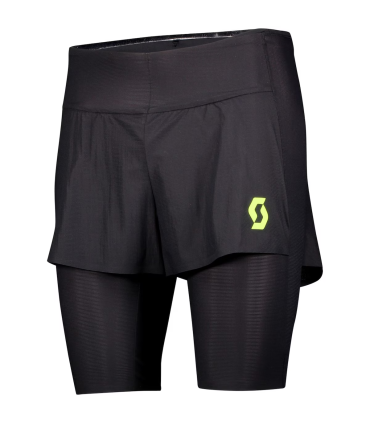 Pantalón SCOTT HOMBRE HYBRID RC RUN KINETECH TRAIL RUN BLACK YELLOW
