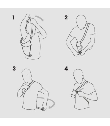 Bolsa GRIPGRAB BANDELERA MUSETTE BAG R.A.Y.