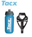 Pack Portabidón Tacx® Deva NEGRO MATE BIDÓN SHIVA AZUL 500ml