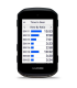 Garmin Edge 850 pantalla análisis Time in Gear datos de transmisión