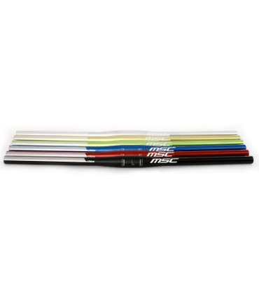MSC Manillar plano Aluminio 660mm 31.8Ø. 5 colores