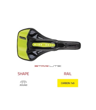 Sillín ASTUTE STARLITE VT CARBON LIMA