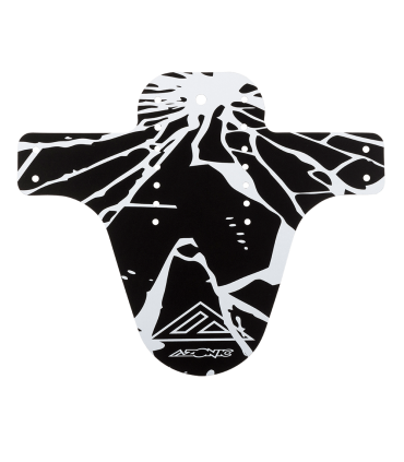 Guardabarros flexible AZONIC FENDER ENIGMA NEGRO BLANCO