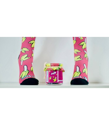 Calcetines SoftAir Valwindcycles - PLÁTANOS DE UNICORNIO - ROSA