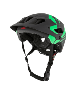 Casco Integral MTB ENDURO ONEAL DEFENDER TRIBAL GRIS/AMARILLO