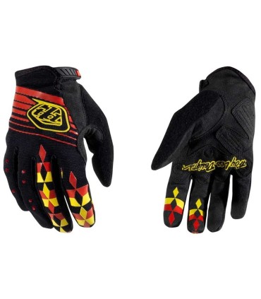 TROY LEE DESIGNS Guantes de MUJER ACE NEGRO - ROJO