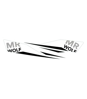 Kit de pegatinas RECCHIE MrWolf BLANCO BASIC