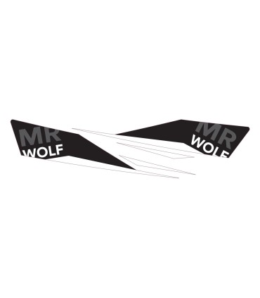 Kit de pegatinas RECCHIE MrWolf NEGRO BASIC